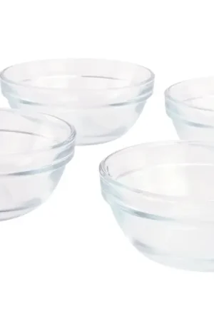 Authentique Bols en verre 20 cl - 4 pièces