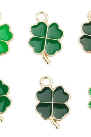 Top Vente Charm’s trèfle en métal - 6 pièces
