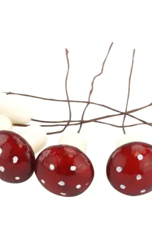 Expédié Aujourd'hui Petits champignons sur tige - 6 pièces