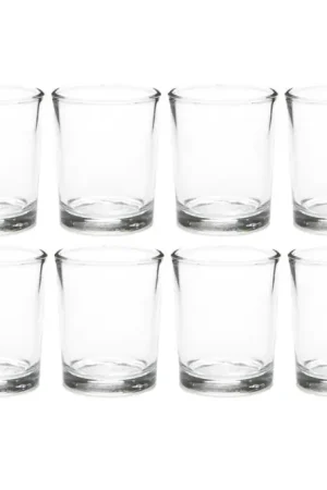 Achat Immédiat Photophores en verre - 12 pièces