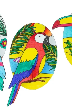 Trophées oiseaux 3D - 3 pièces Super Prix