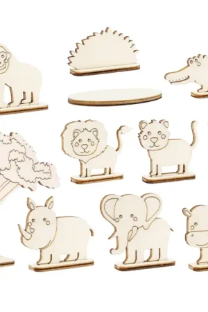 Scène en bois à monter - La jungle Soldes