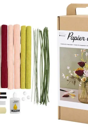 Usine Directe Kit fleurs en papier crépon - Bouquet automnal