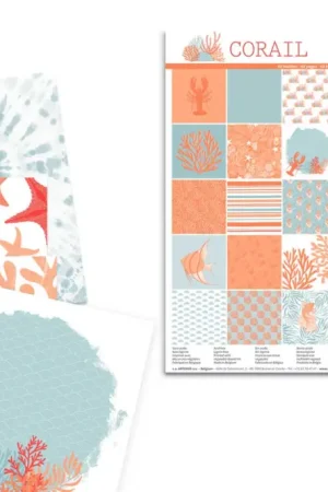 Bloc papier Corail, 30 x 30 cm - 60 feuilles Expédition Rapide