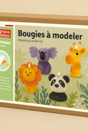 Soldes Kit bougies à modeler animaux