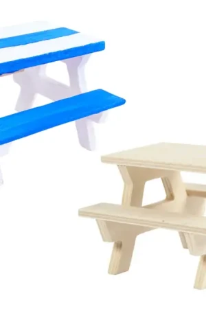 Achat Immédiat Table pique-nique en bois miniature