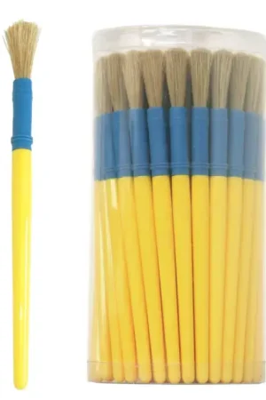 Dernier Modèle Pinceaux 1er âge, brosse moyenne - 58 pcs