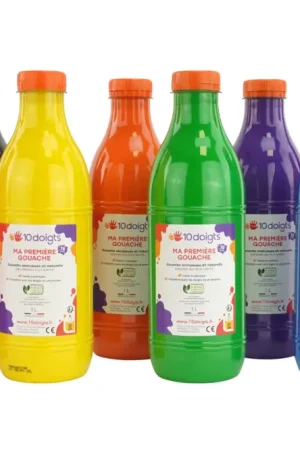 Usine Directe Gouache bébé 10doigts - 8 couleurs