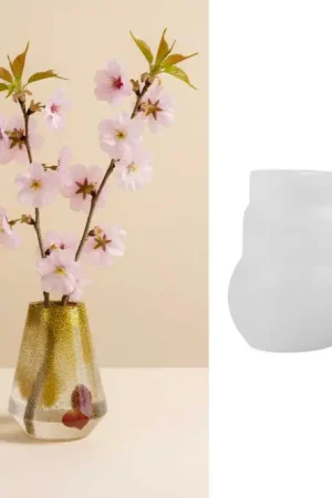 Moules vases en silicone - 2 formes Prix Promo