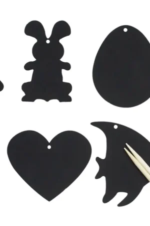 Suspensions de Pâques en carte à gratter - 60 pcs Produit De Marque