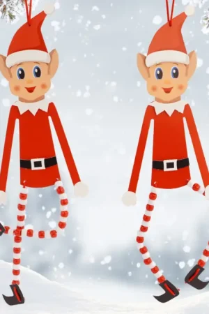 Retour Gratuit Kit lutins farceur à suspendre - 4 pièces