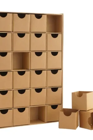 Offre Du Jour Calendrier de l'avent en carton kraft